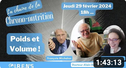 Le poids et le volume !